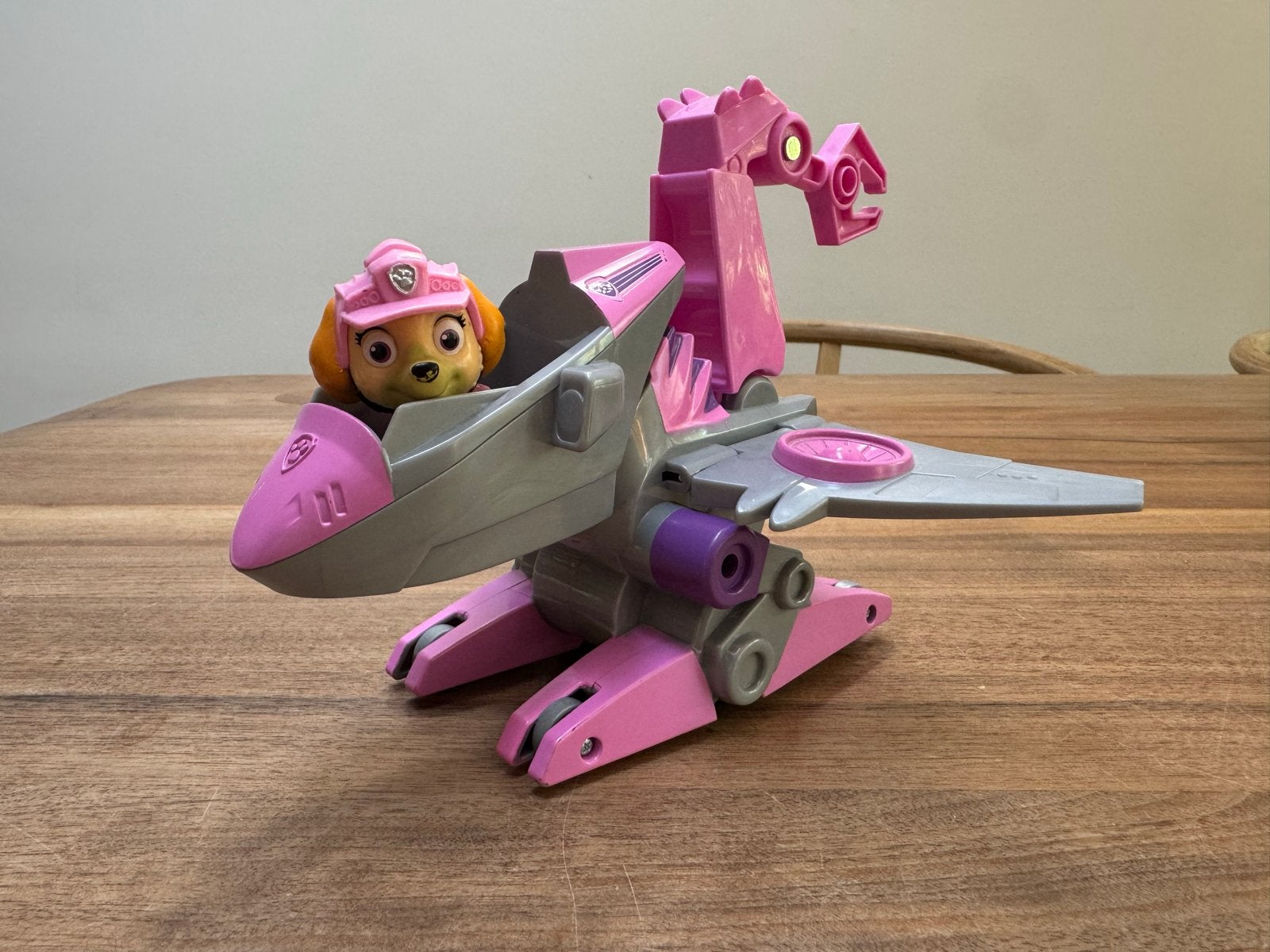 Paw Patrol Skye Dino Rescue voertuig met Skye figuur, Kinderen en Baby's, Speelgoed | Actiefiguren, Ophalen of Verzenden, Zo goed als nieuw