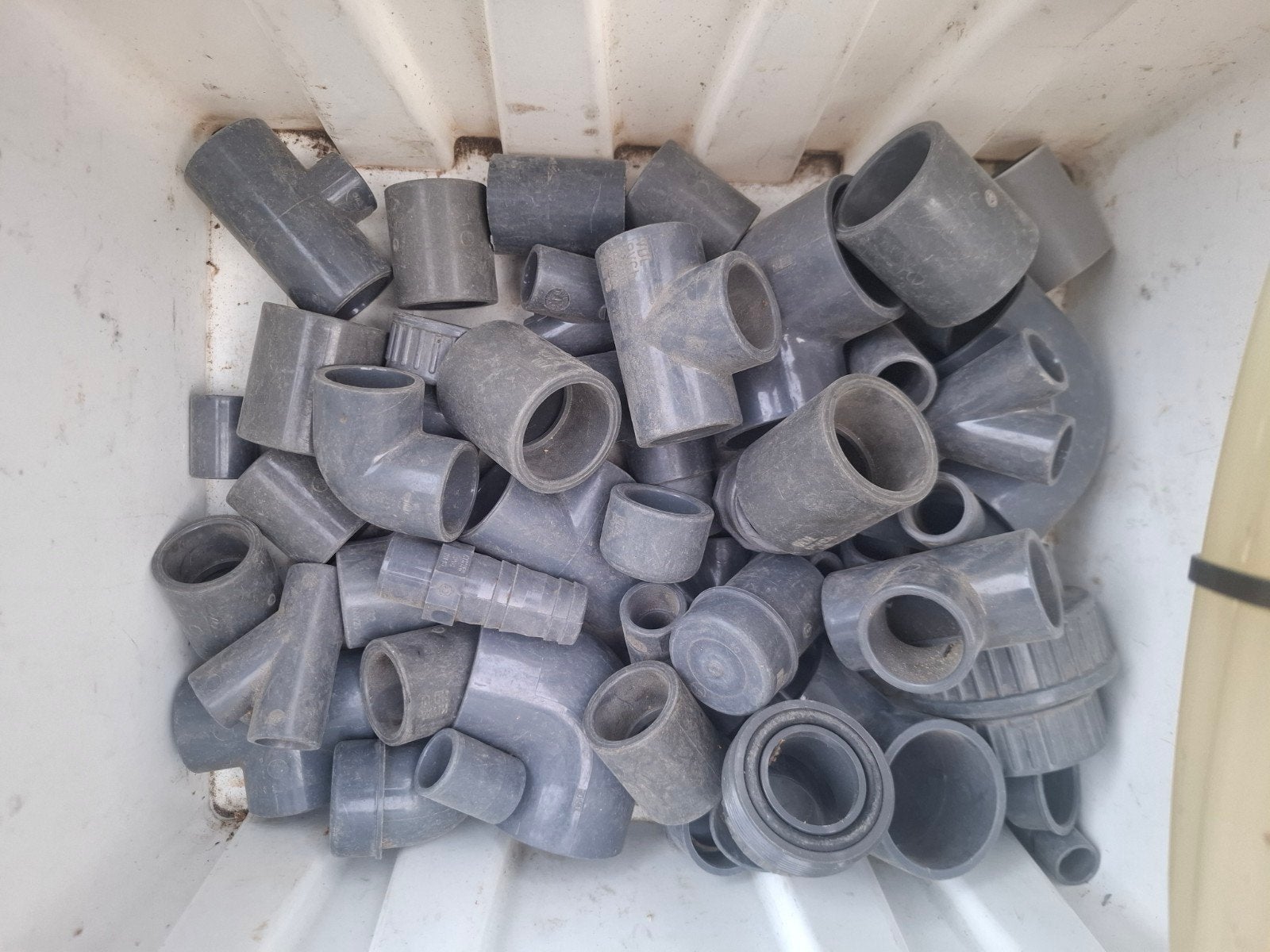 Diverse PVC drukhulpstukken - Nieuw, Gebruikt, Pvc, Overige typen, Ophalen of Verzenden
