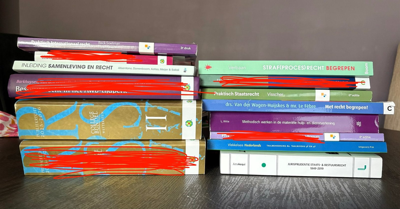 Juridische boeken en wettenbundels - HBO Rechten, Ophalen of Verzenden, Gamma, Zo goed als nieuw, HBO