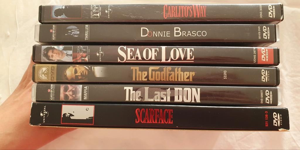Maffia Filmcollectie: Scarface, Godfather, Donnie Brasco, Vanaf 16 jaar, Ophalen of Verzenden, Gebruikt, Overige genres