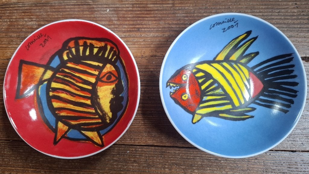 Set schaaltjes ontwerp Corneille Vissen 2001, Antiek en Kunst, Ophalen of Verzenden