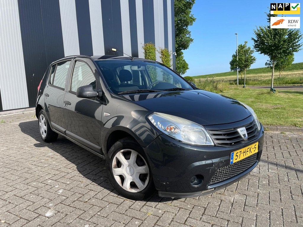 Dacia Sandero 1.4 Ambiance 5-Deurs-Airco-Nap-2 Sleutels, Voorwielaandrijving, 1011 kg, 4 cilinders, Startonderbreker