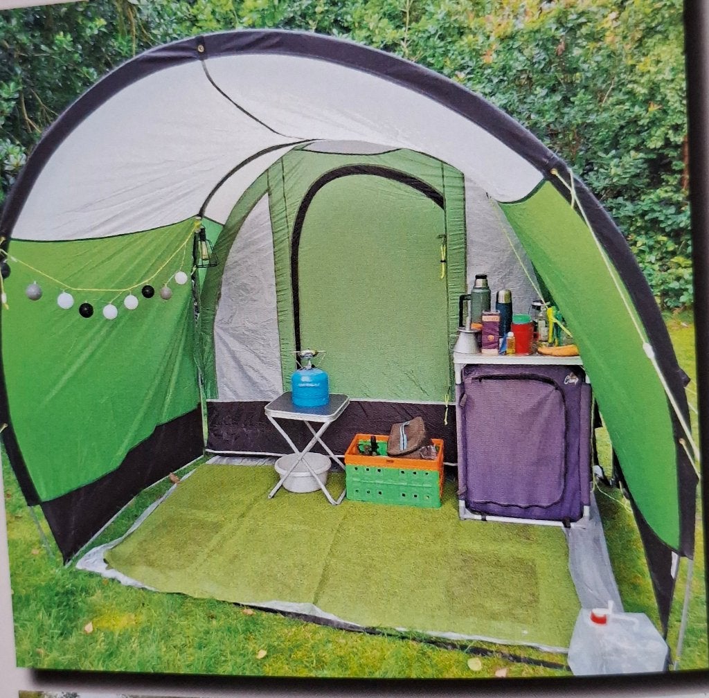 Tent kampa brean 3 met grote luifel, Caravans en Kamperen, Tenten, Ophalen, Gebruikt, Tot en met 3