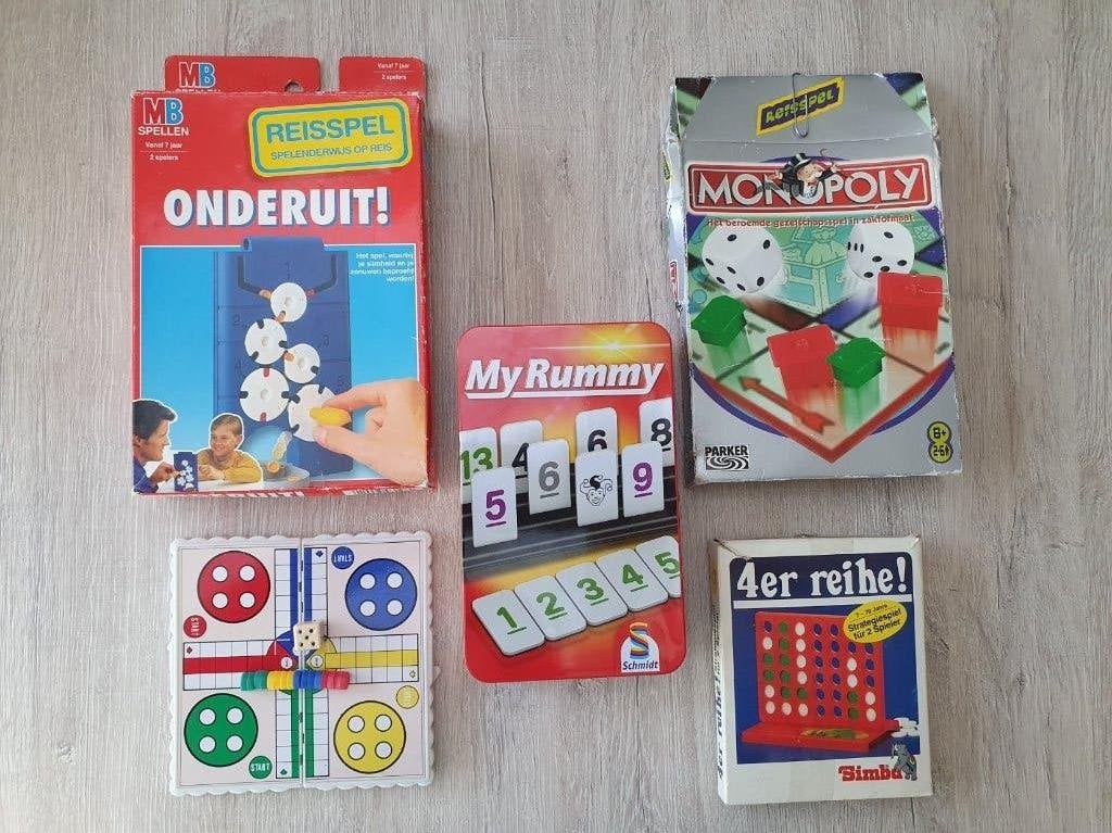 5 reisspellen, Een of twee spelers, Ophalen of Verzenden, Gebruikt