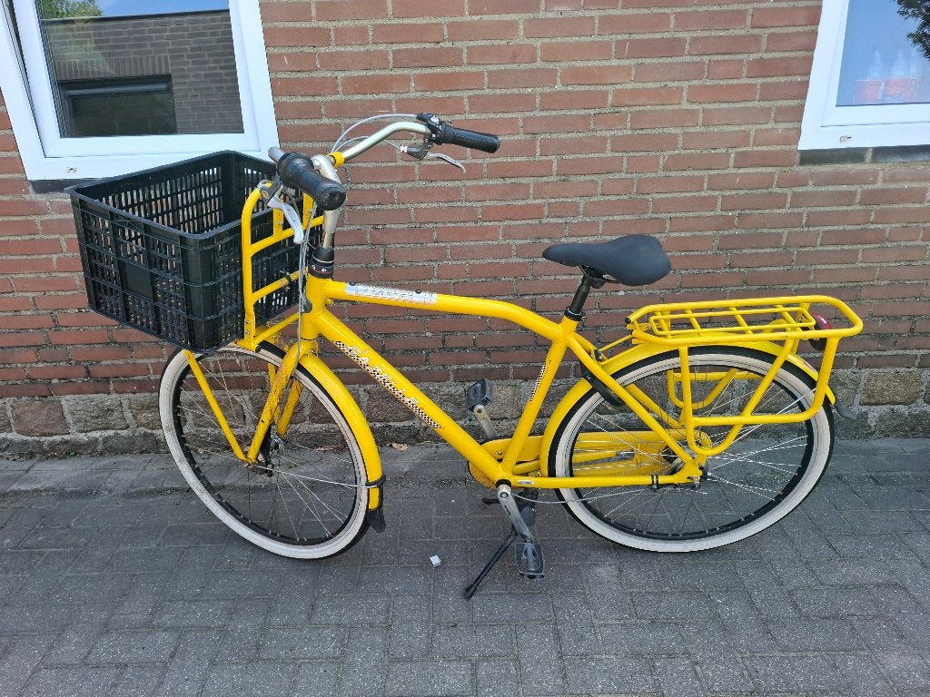 Gazelle Transporter NEW YORK edition - Geel, Ophalen, Versnellingen, Gazelle, 53 tot 56 cm