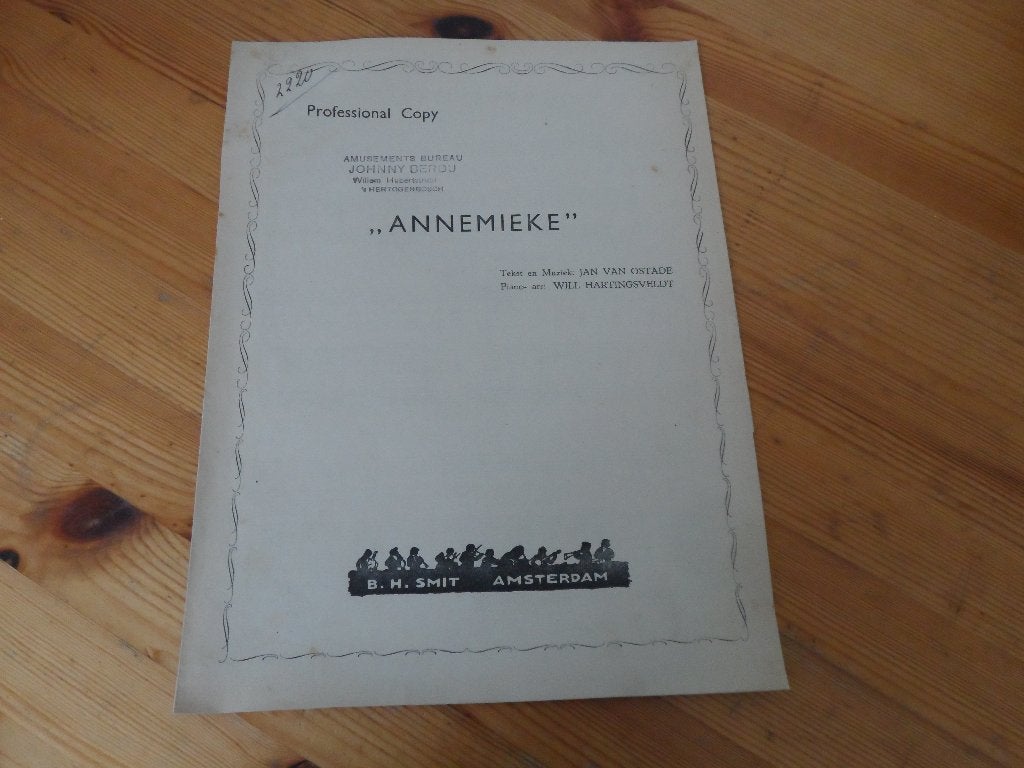 Annemieke - jan van ostade, Gebruikt, Gitaar, Ophalen of Verzenden, Artiest of Componist