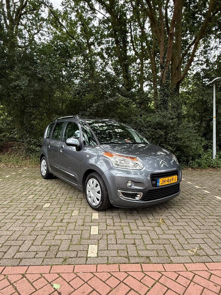 Citroën C3 Picasso 1.6 VTI 2010 Grijs, Auto's, Citroën, Voorwielaandrijving, Euro 5, Zwart, 4 cilinders