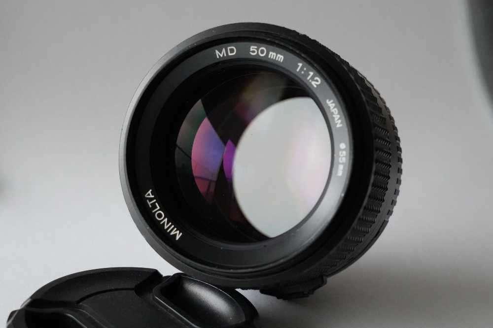 Minolta Rokkor MD 50mm f/1.2 EOS mount, Ophalen of Verzenden, Gebruikt, Standaardlens