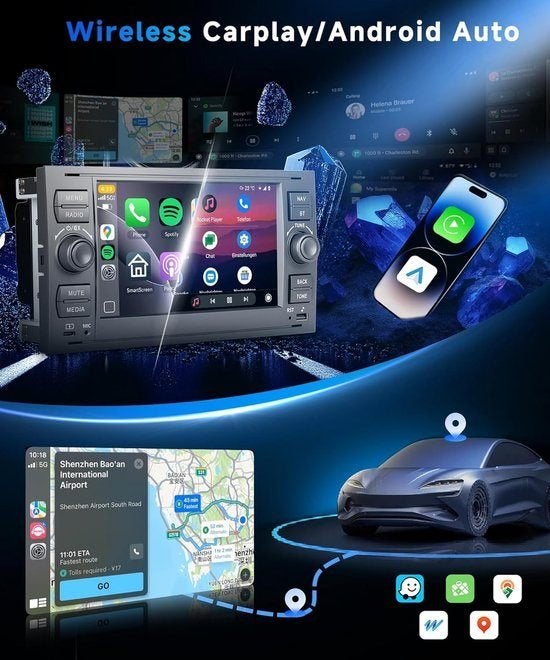 Android Autoradio – Auto Stereo – Multimedia Systeem, Corvance B.V., Verzenden, Nieuw, Corvancebol@gmail.com