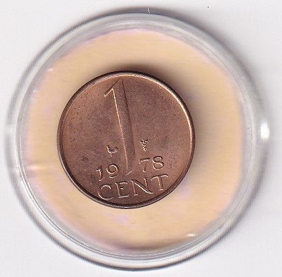 1 cent 1978 Prachtig met diverse muntkleuren, Verzenden, Koningin Juliana, 1 cent, Losse munt