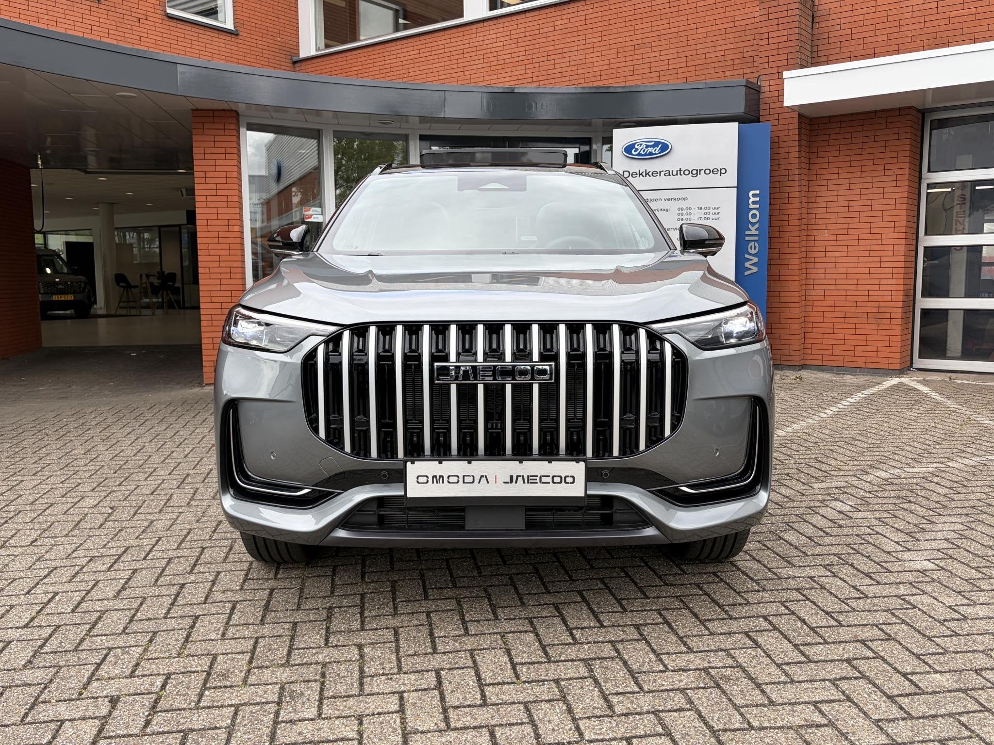 JAECOO 8 - PHEV - 7 PERSOONS - 7 JAAR GARANTIE., Auto's, Automaat, Stof, Bedrijf, Nieuw