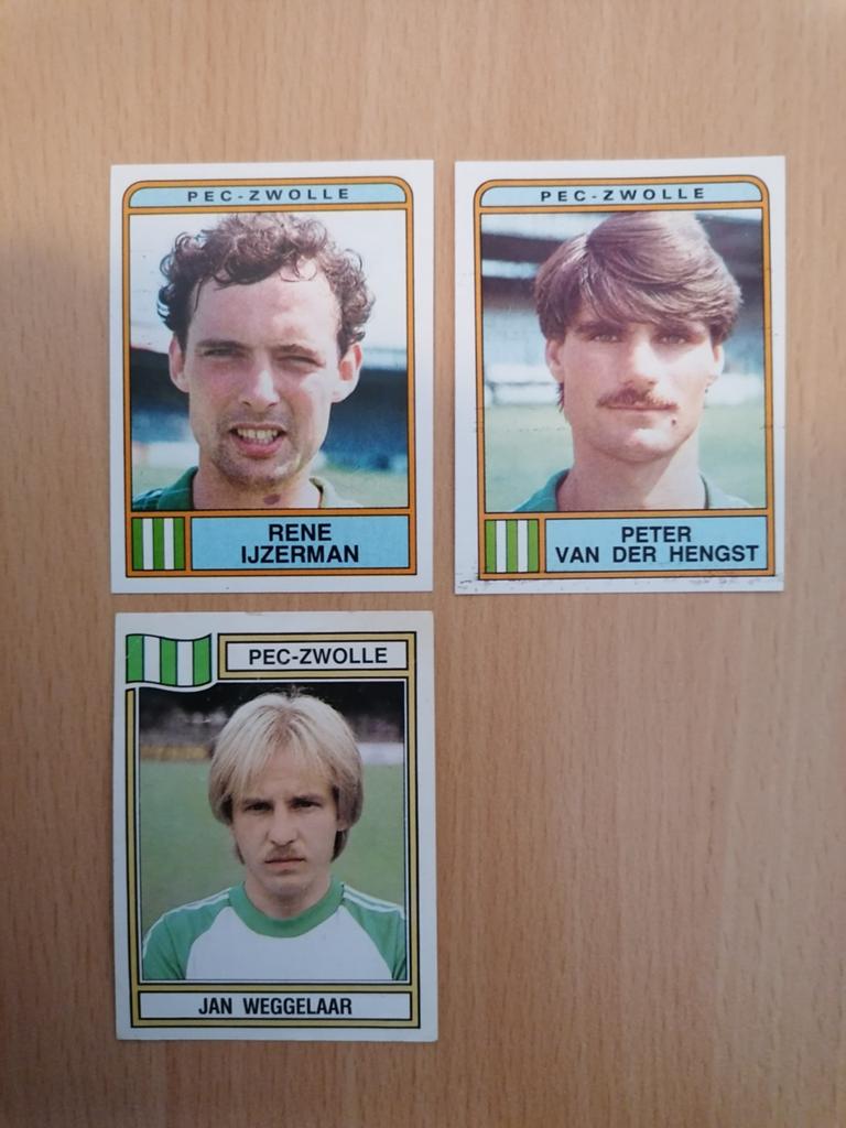 Panini PEC-Zwolle 3x., Hobby en Vrije tijd, Stickers en Plaatjes, Ophalen of Verzenden, Zo goed als nieuw, Plaatje