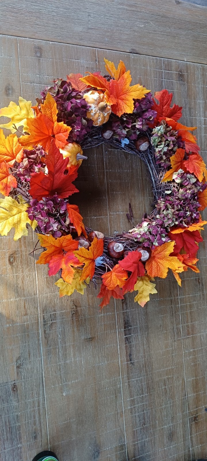 Prachtige Herfstkrans - 40cm, Ophalen of Verzenden, Nieuw, Krans, Natuurlijk materiaal