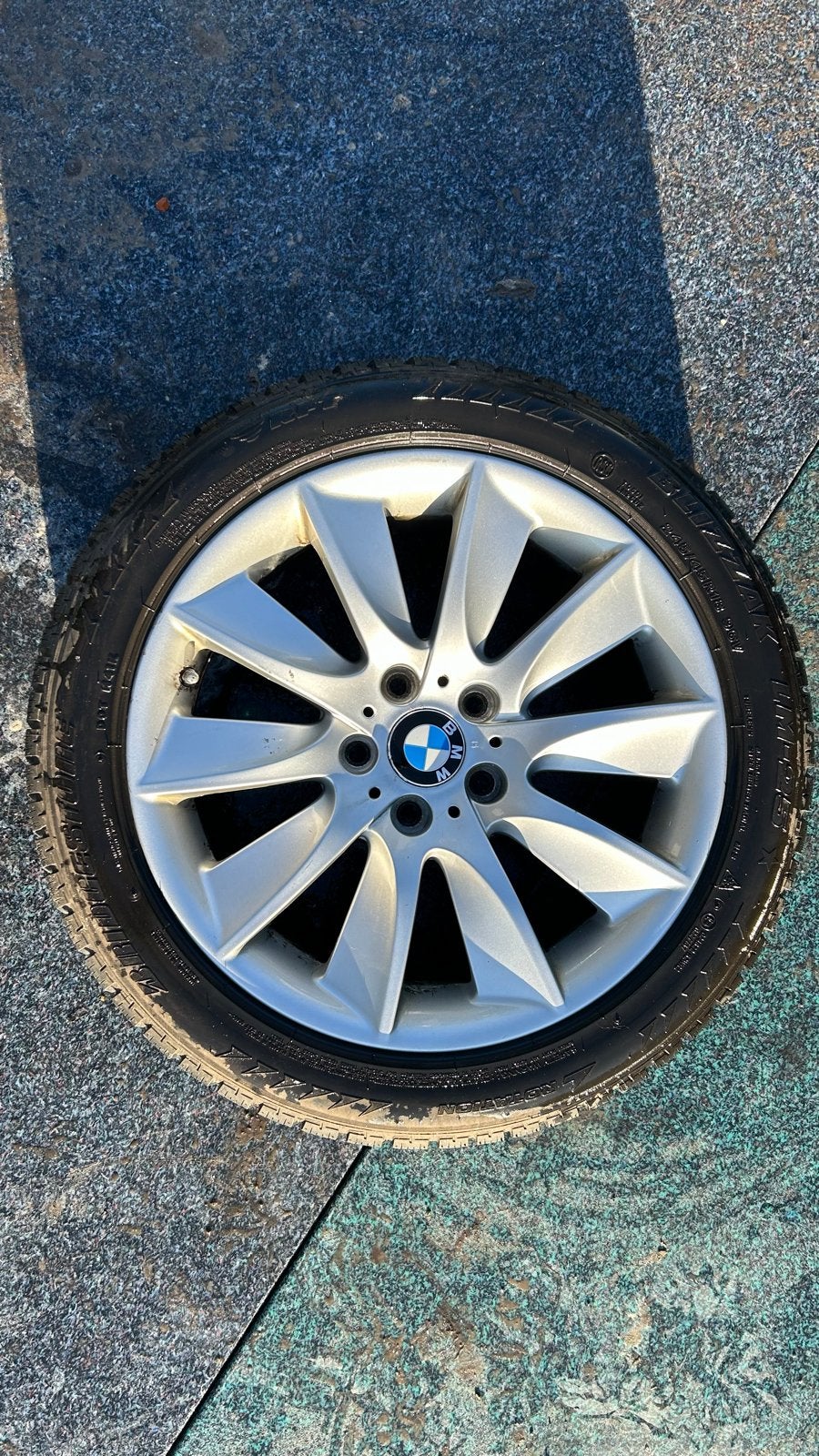 BMW Winterset 18 inch met Bridgestone Runflat, Ophalen, 18 inch, Banden en Velgen, Winterbanden