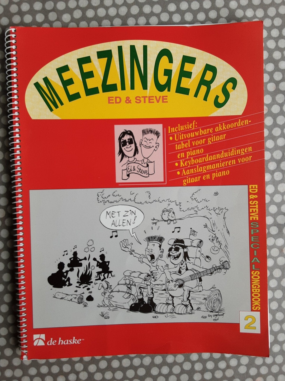 Ed & Steve  - Meezingers deel 2, Muziek en Instrumenten, Bladmuziek, Ophalen of Verzenden, Zo goed als nieuw, Keyboard