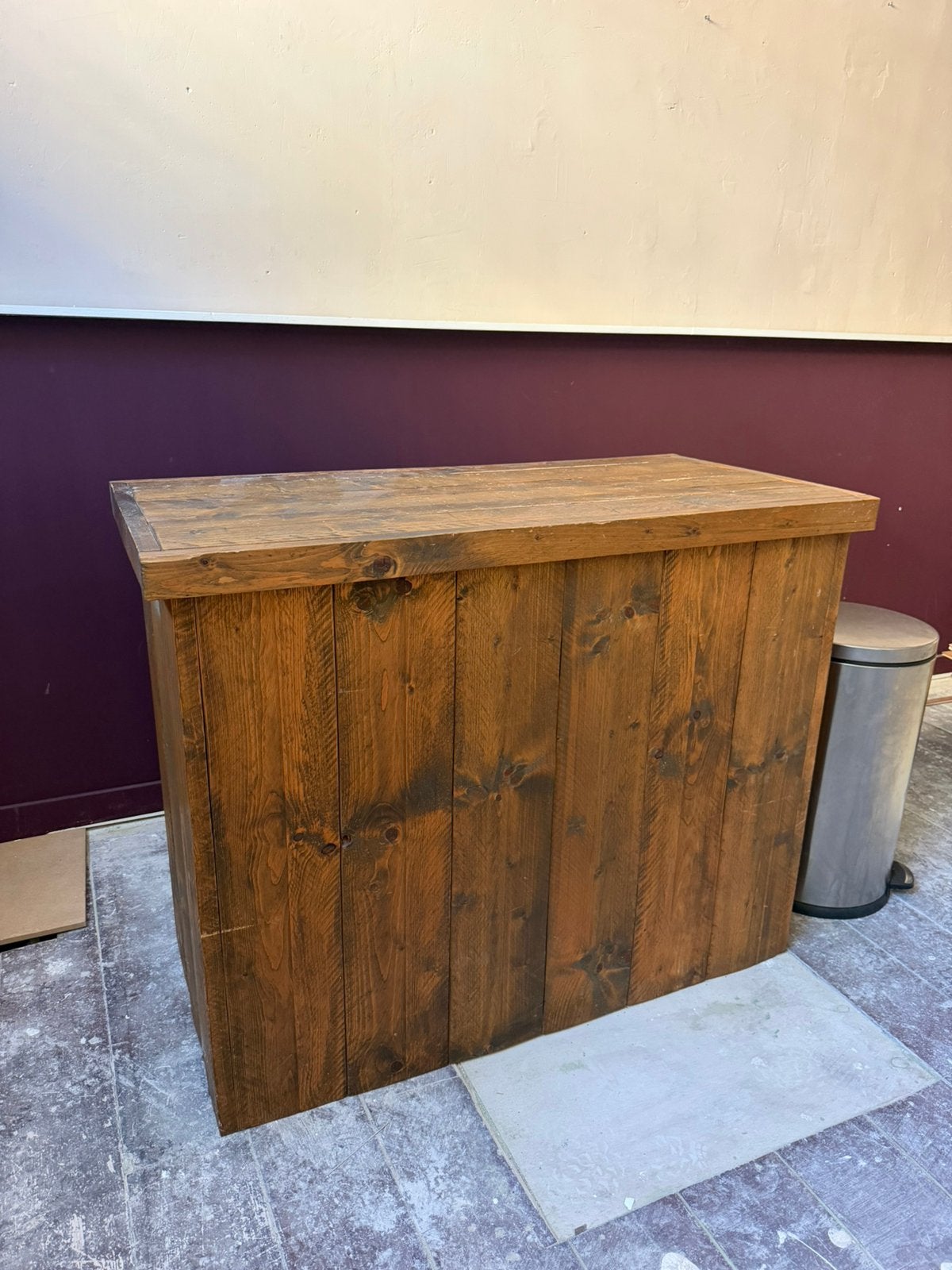 Houten balie-bar, Huis en Inrichting, Ophalen, Gebruikt