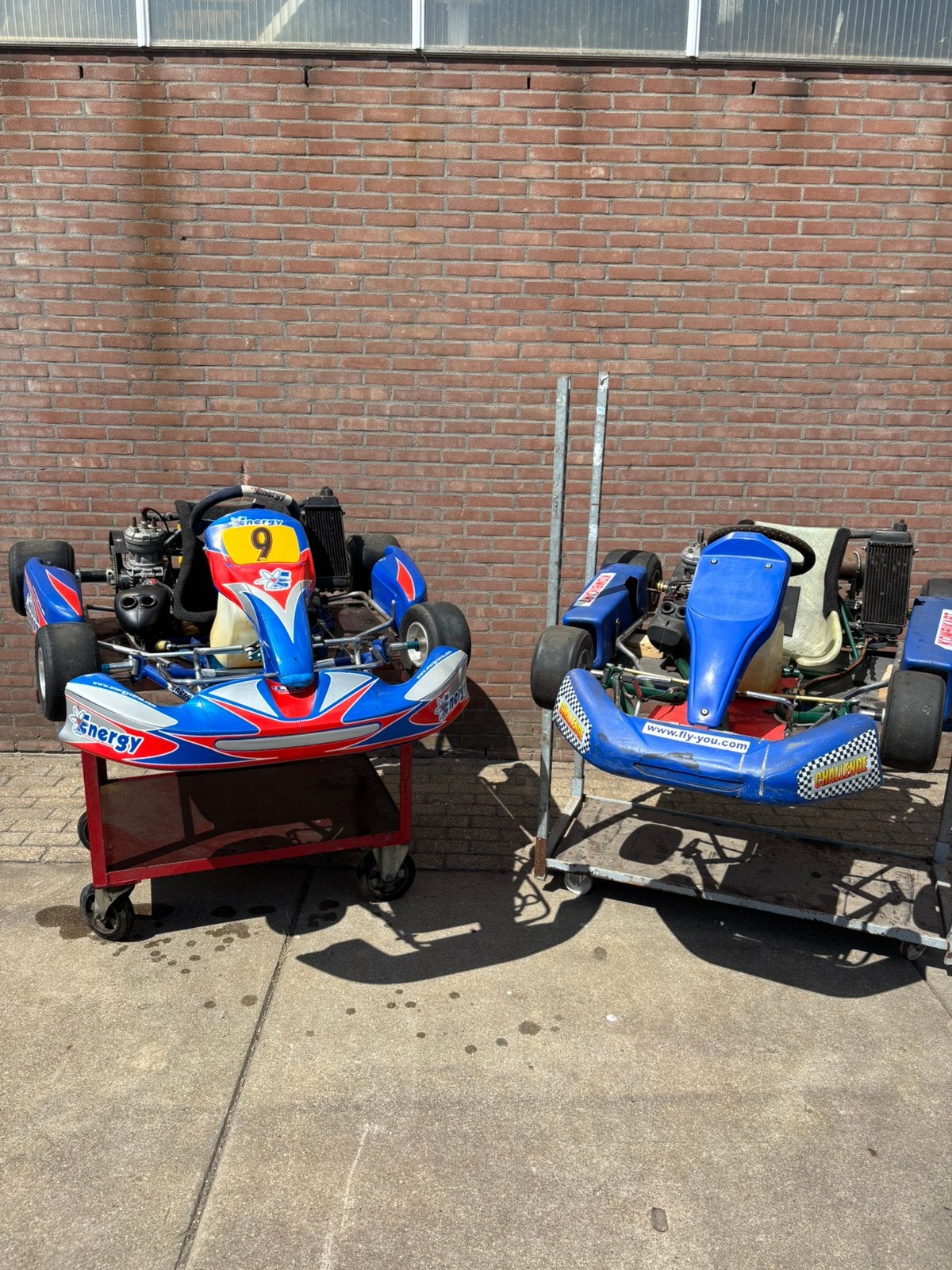 2 Racekarts – Energy & Kombikart | 125cc IAME Komet |, Ophalen, Gebruikt, Kart