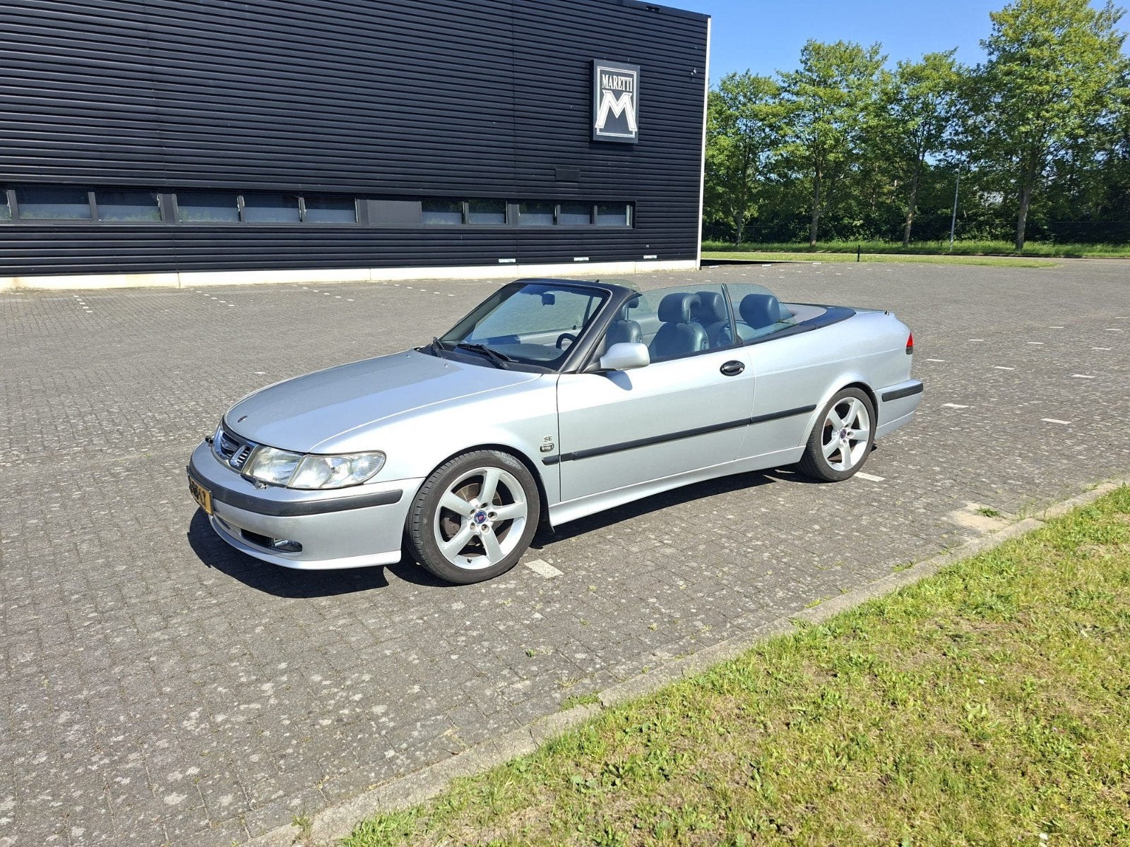 Saab 9-3 2.0 T Cabrio 1999 Grijs, foto 2