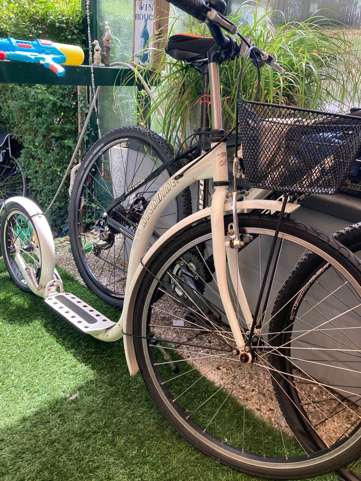 Kickbike step met mandje - Zo goed als nieuw ex, Ophalen, Zo goed als nieuw, Kickbike