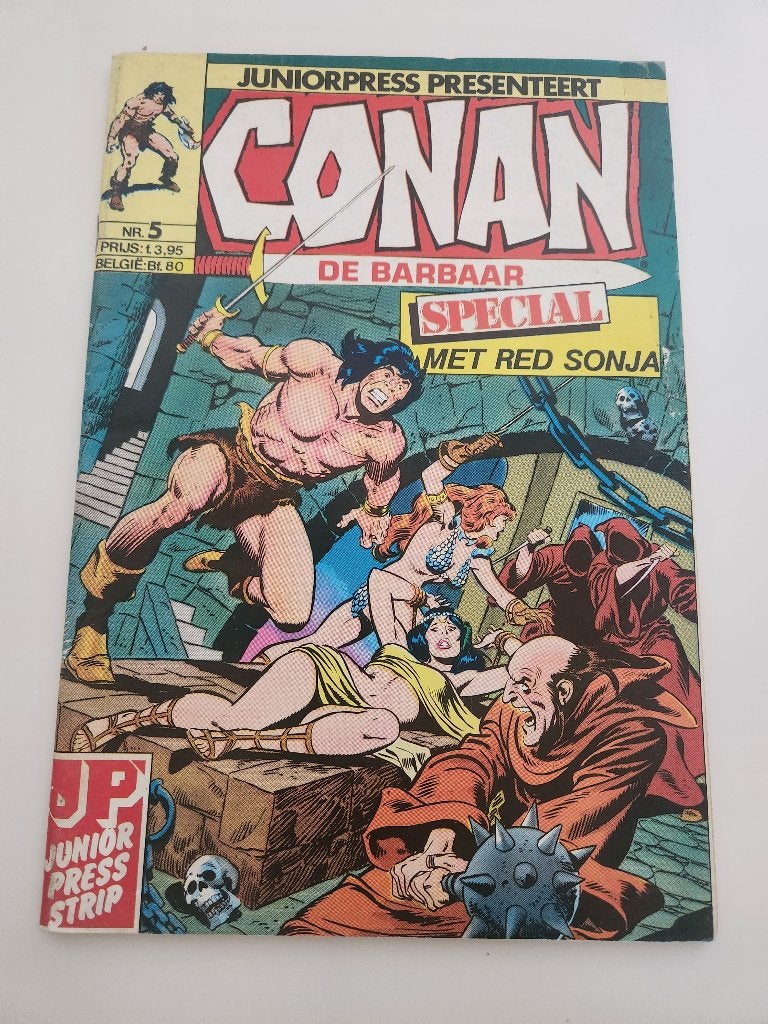Conan de Barbaar - 5 - 1986 - Special, Europa, Ophalen of Verzenden, Junior Press, Gelezen