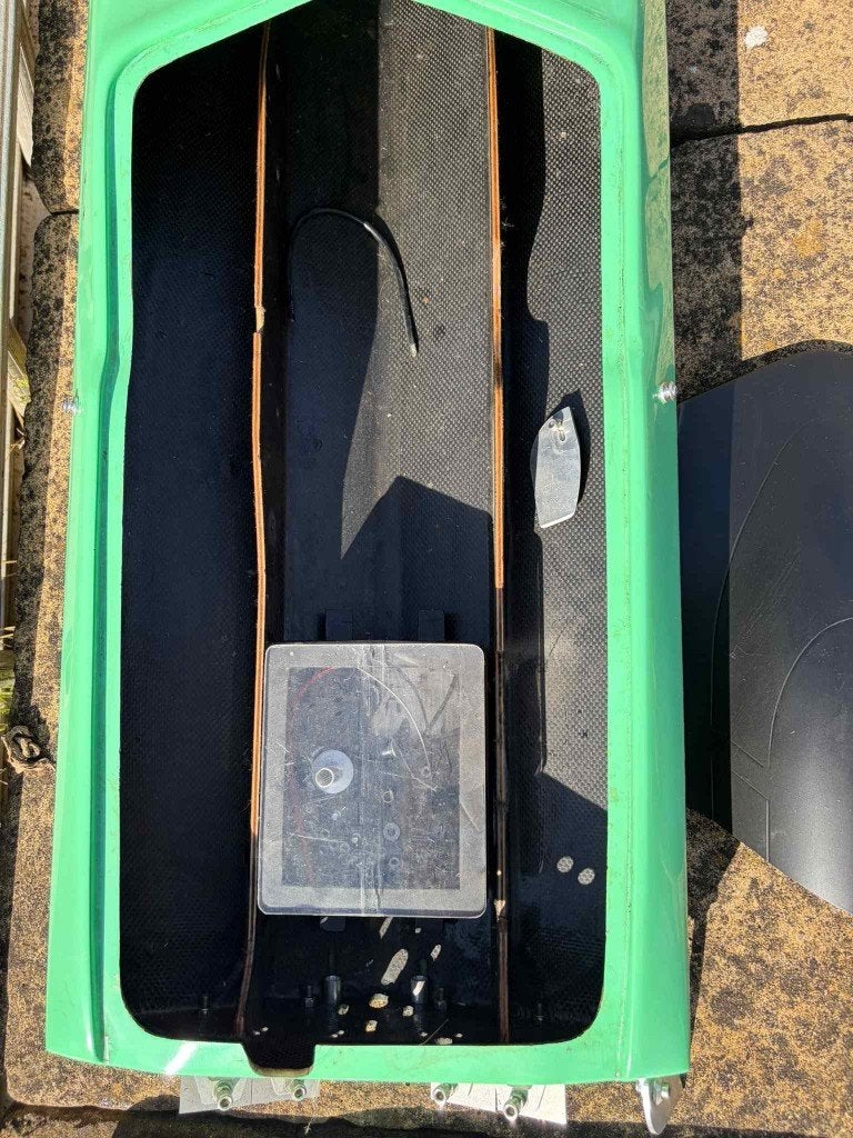 AC Lazer 45 romp, Ophalen, Gebruikt