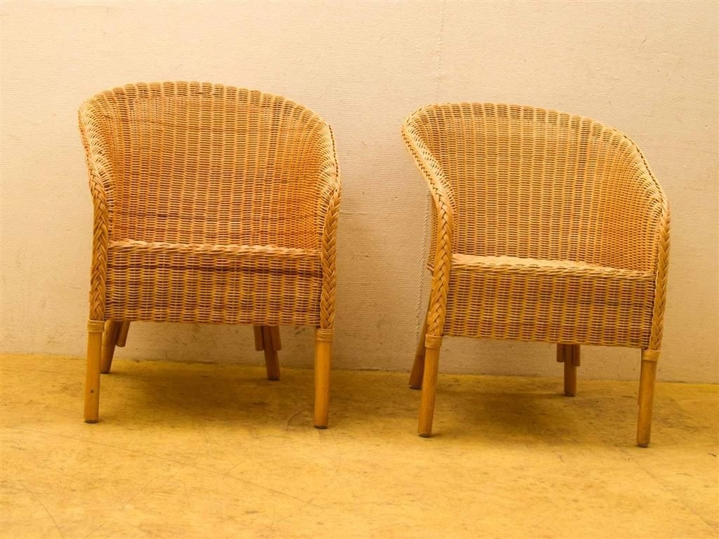 2 rotan stoelen 51428, Ophalen of Verzenden, Gebruikt, Bruin, Vijf, Zes of meer stoelen