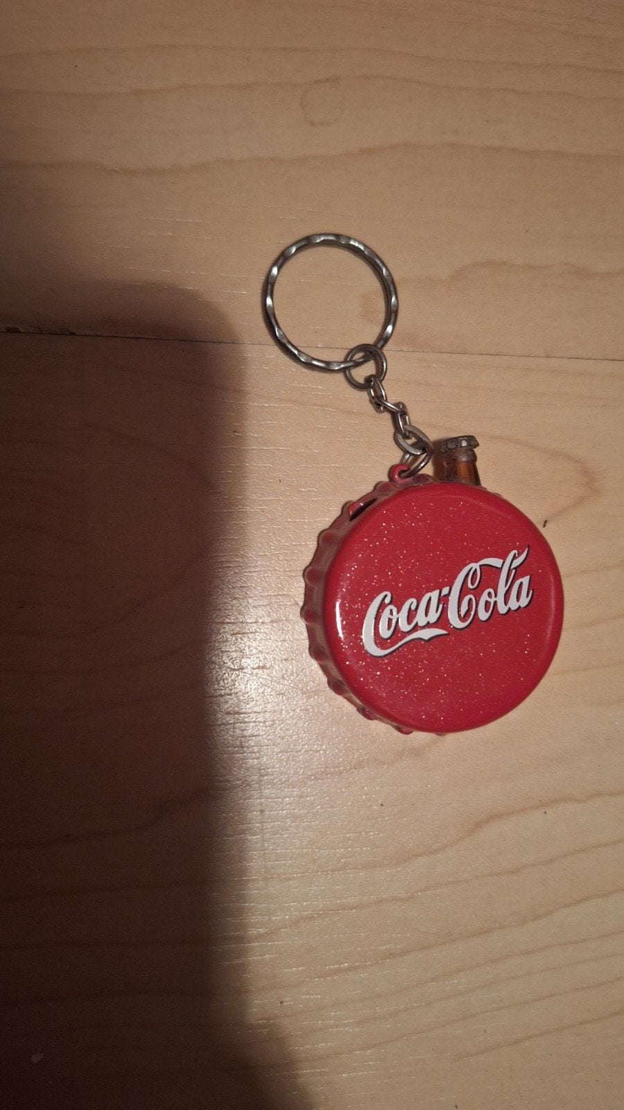 Coca-Cola aansteker sleutelhanger, Verzamelen, Ophalen, Gebruikt, Gebruiksvoorwerp