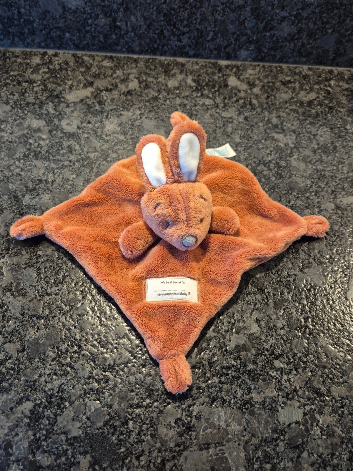 VIB - Knuffeldoekje Konijn roestkleurig, Ophalen of Verzenden, Konijn