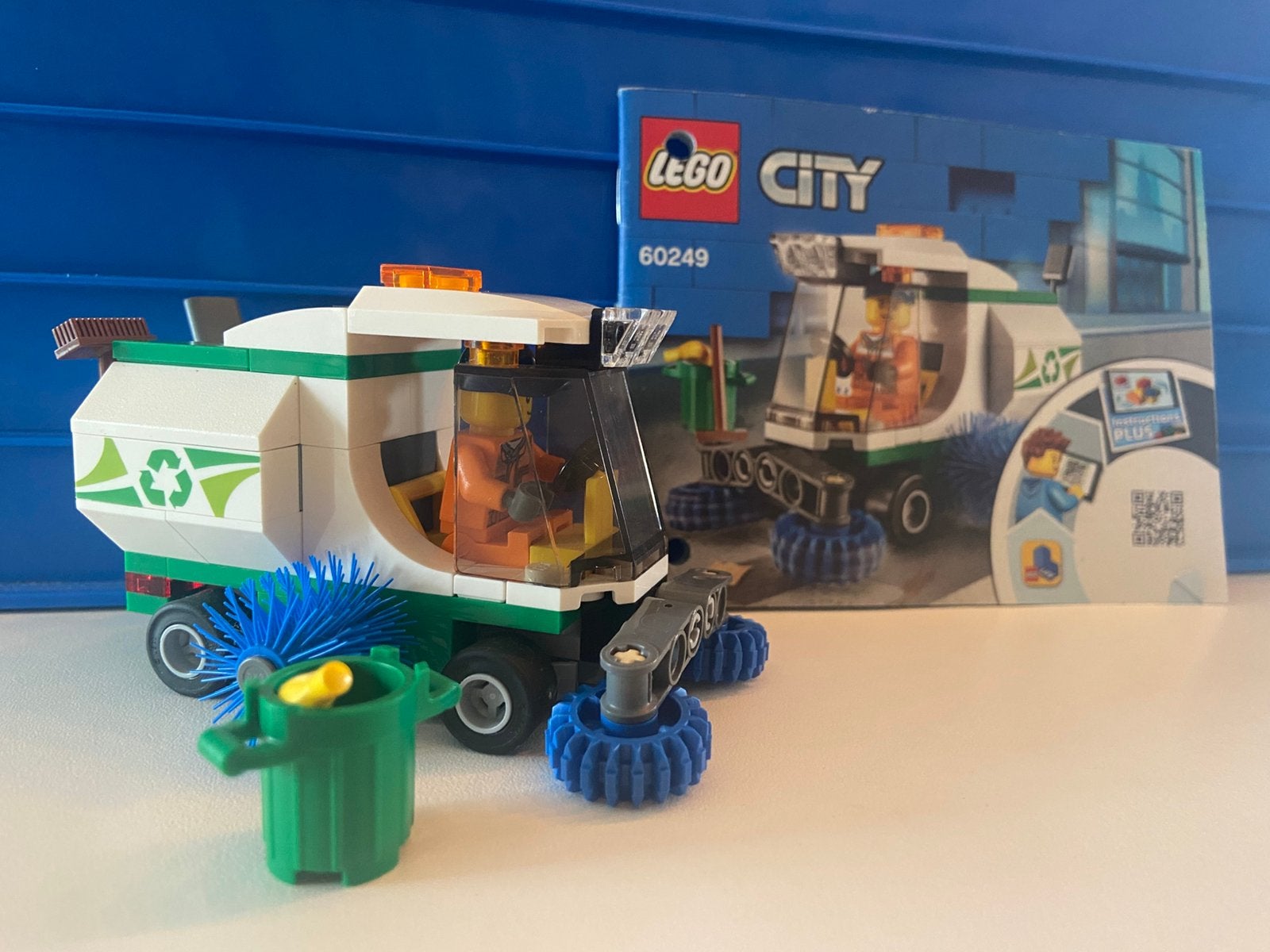 Lego City veegmachine/city sweeper 60249 compleet, Ophalen, City, Lego, Zo goed als nieuw