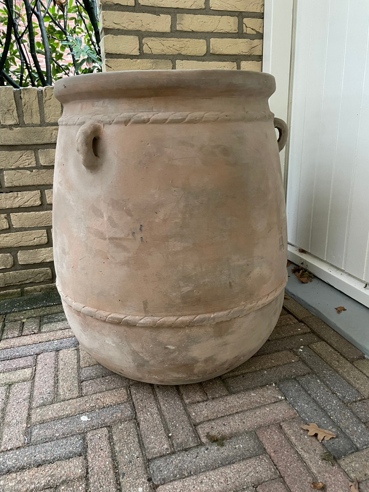 Bloempot / kruik terracotta, Tuin en Terras, Ophalen, 40 cm of meer, Rond, Terracotta