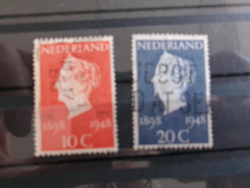 1948 - koningin wilhelmina (126c), Postzegels en Munten, Postzegels | Nederland, Verzenden, Gestempeld