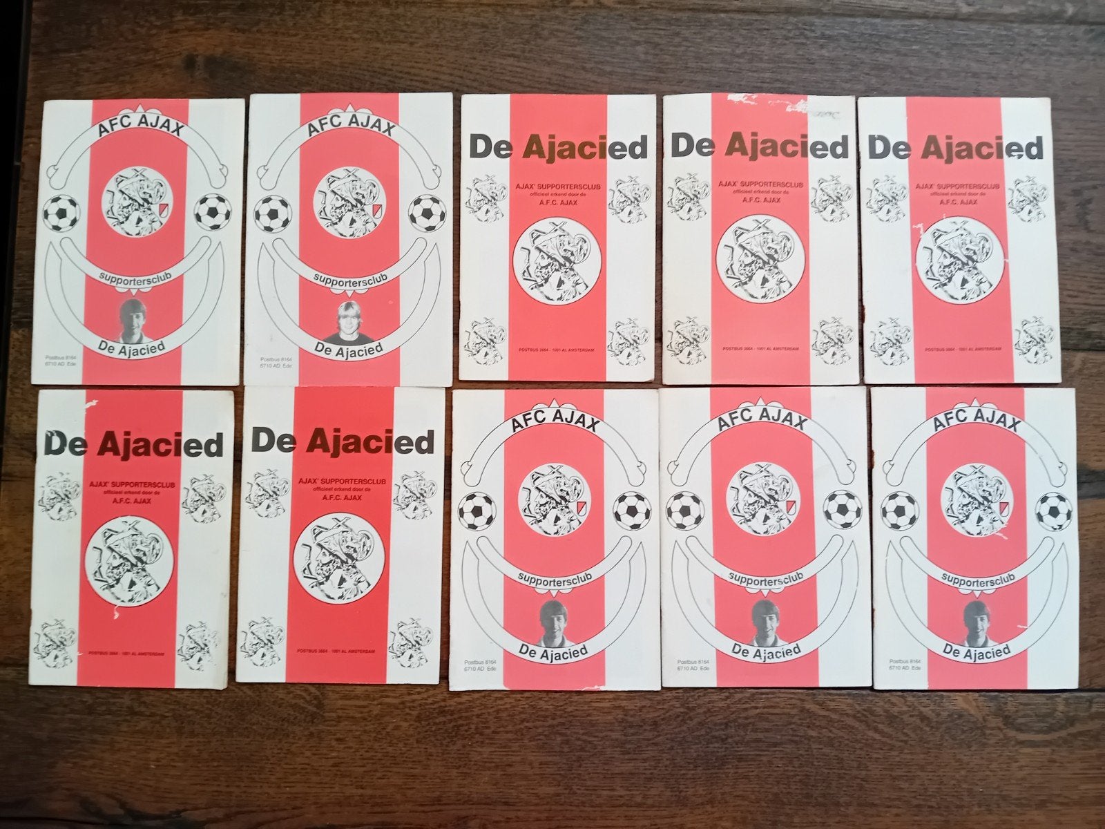 10x De Ajacied - 1982 - collectors item 
10, Ophalen of Verzenden, Zo goed als nieuw, Ajax, Boek of Tijdschrift