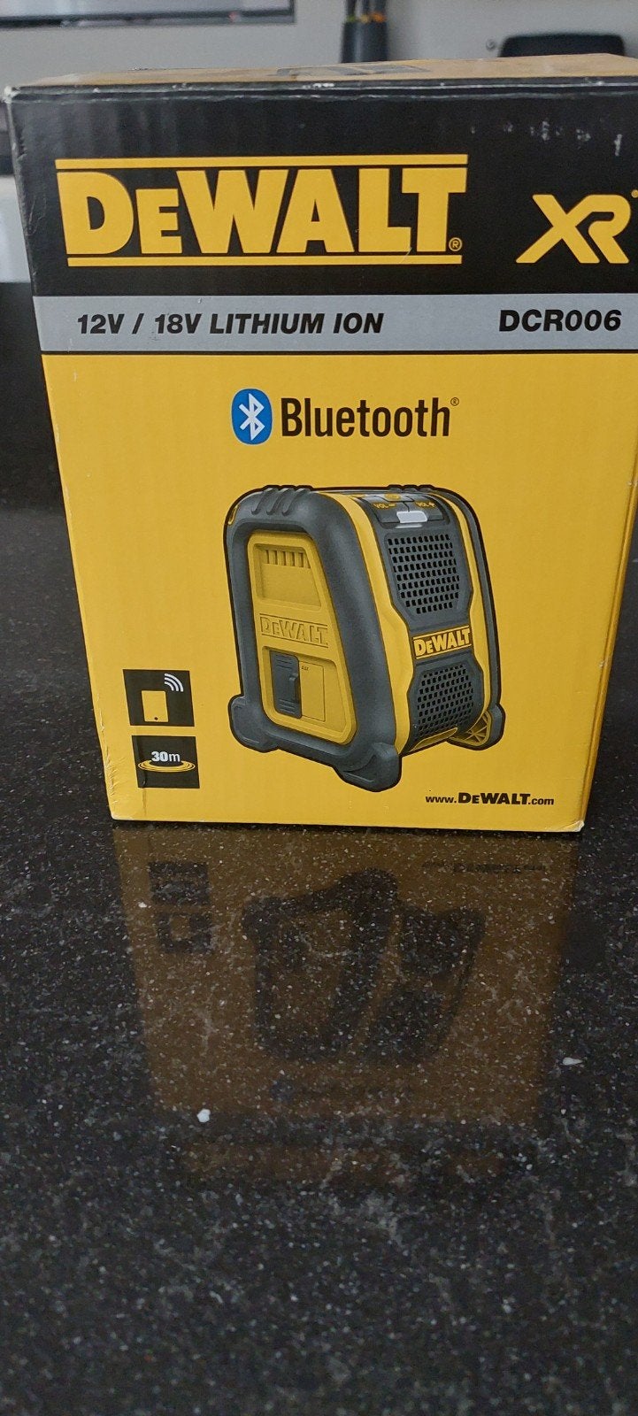 Dewalt DCR006 Bluetooth Speaker 12V/18V Lithium Ion, Nieuw, Draagbare speaker, Bluetooth, Minder dan 60 watt