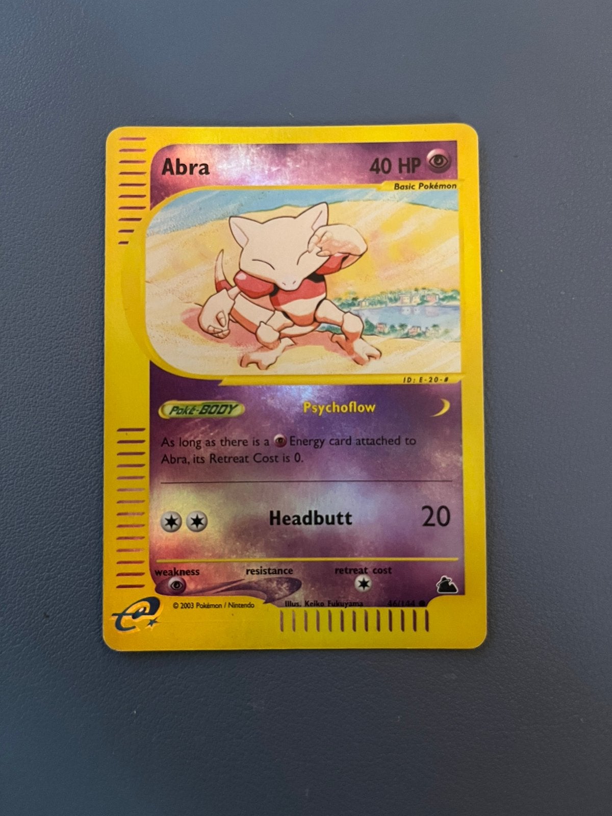 Abra Reverse Holo 46/144 Skyridge Pokemon, Hobby en Vrije tijd, Verzamelkaartspellen | Pokémon, Ophalen of Verzenden, Zo goed als nieuw