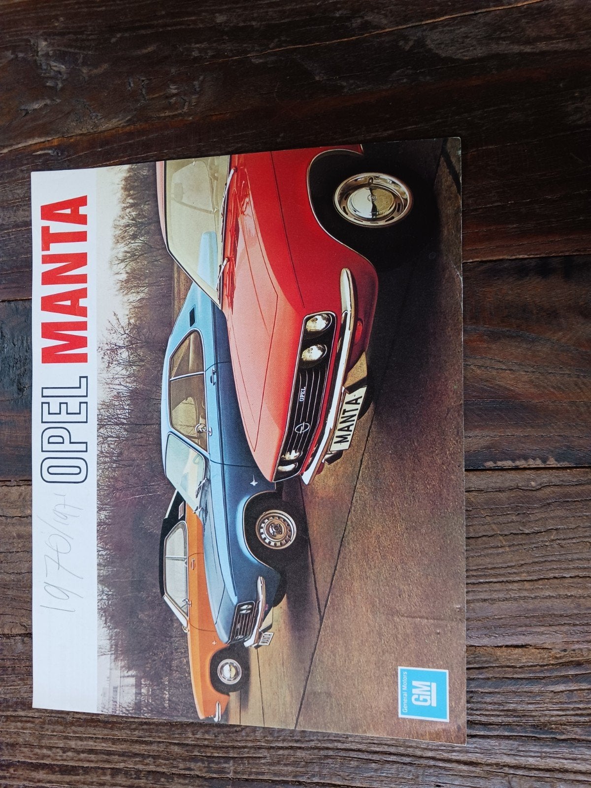Opel Manta folder +/- 1970, Boeken, Auto's | Folders en Tijdschriften, Ophalen of Verzenden, Gelezen, Opel