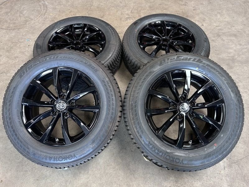 17 inch originele winterset Toyota RAV4 | Lexus NX zwart, Gebruikt, -, -, Banden en Velgen