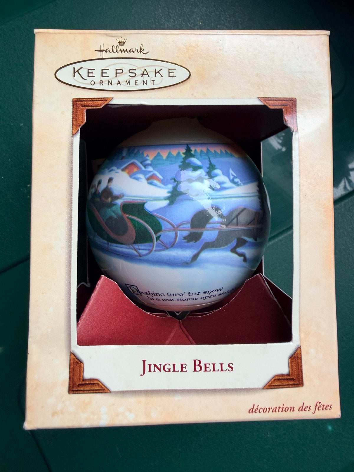 Hallmark Keepsake kerstbal kerst tafereel  paard 2003, Ophalen of Verzenden, Nieuw