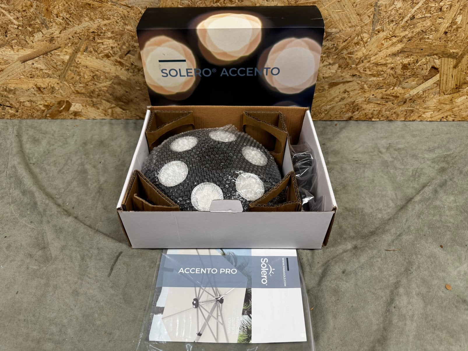 Solero Accento Pro Parasolverlichting (LED&Draadloos) -ReK4, Minder dan 50 watt, Overige typen, Ophalen of Verzenden, X