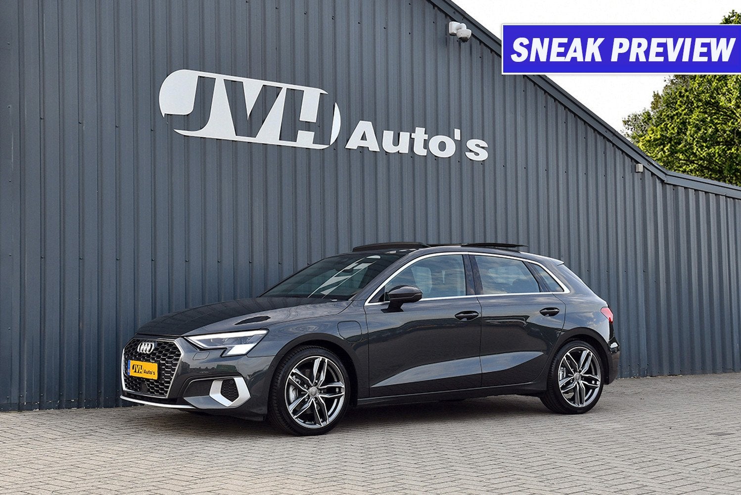 Audi A3 Sportback 40 TFSi-e 204pk S-Tronic Sport 06-2023 | B, Auto's, Stof, Gebruikt, Huisgarantie, 4 cilinders