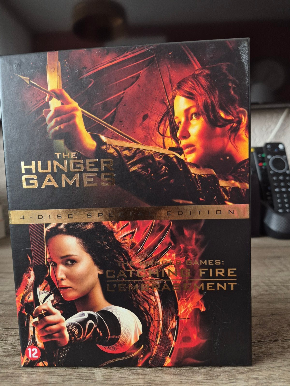 The Hunger Games 4-Disc Special Edition Blu-ray, Engels, Nederlands, Ophalen of Verzenden, Zo goed als nieuw