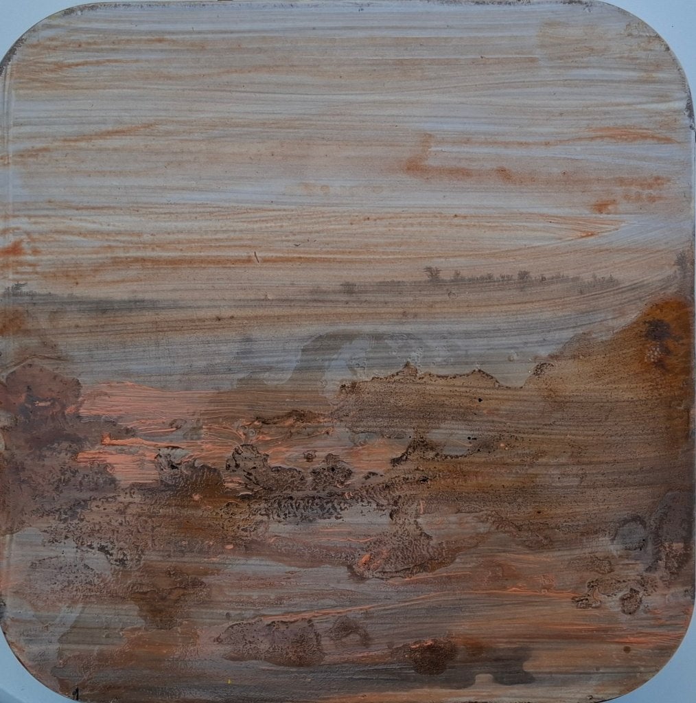 schilderij Duinen 21x21x3,5cm, Ophalen of Verzenden