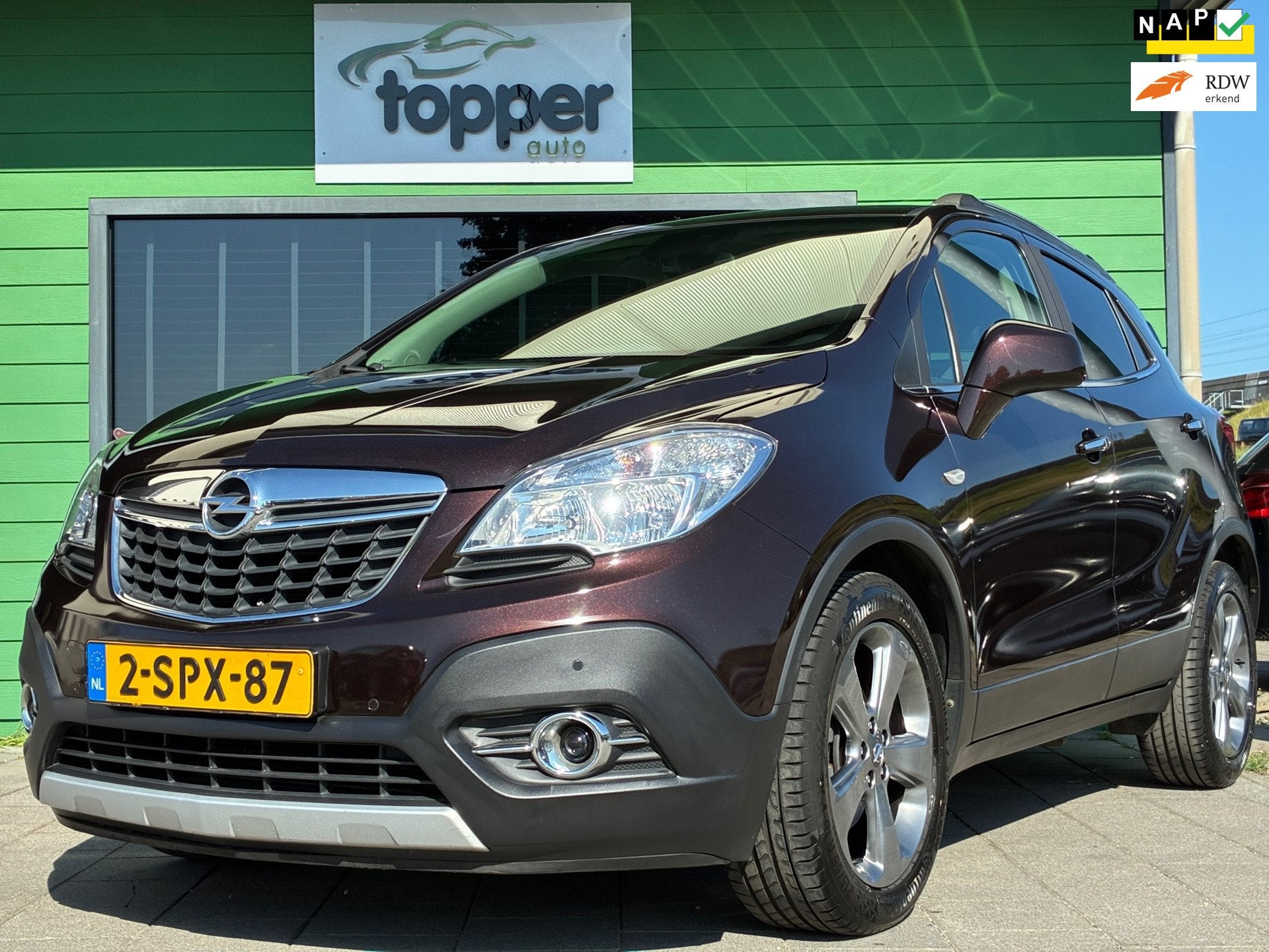 Opel Mokka 1.4 T Cosmo|2e Eigenaar|Automaat|Navigatie|Camera, Auto's, Euro 5, 15 km/l, Gebruikt, Bruin
