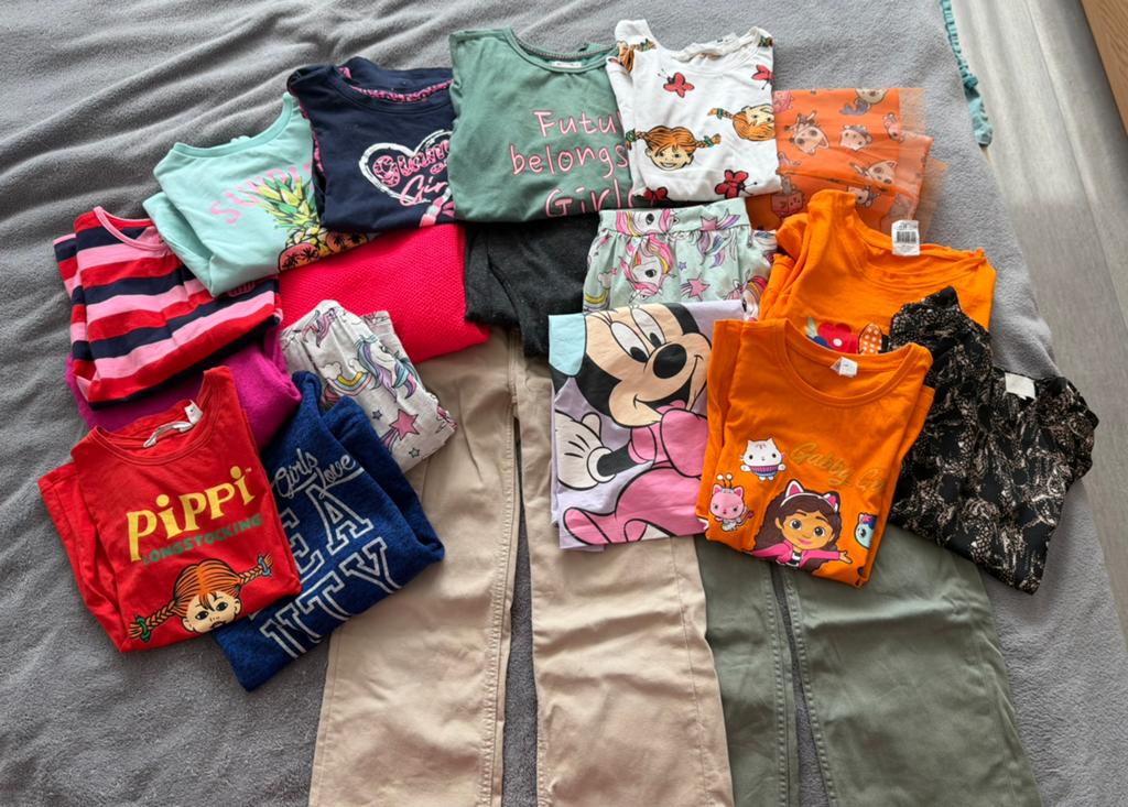 Kinderkleding meisje 122 128, Kinderen en Baby's, Kinderkleding | Maat 128, Ophalen of Verzenden, Zo goed als nieuw, Meisje, Overige typen