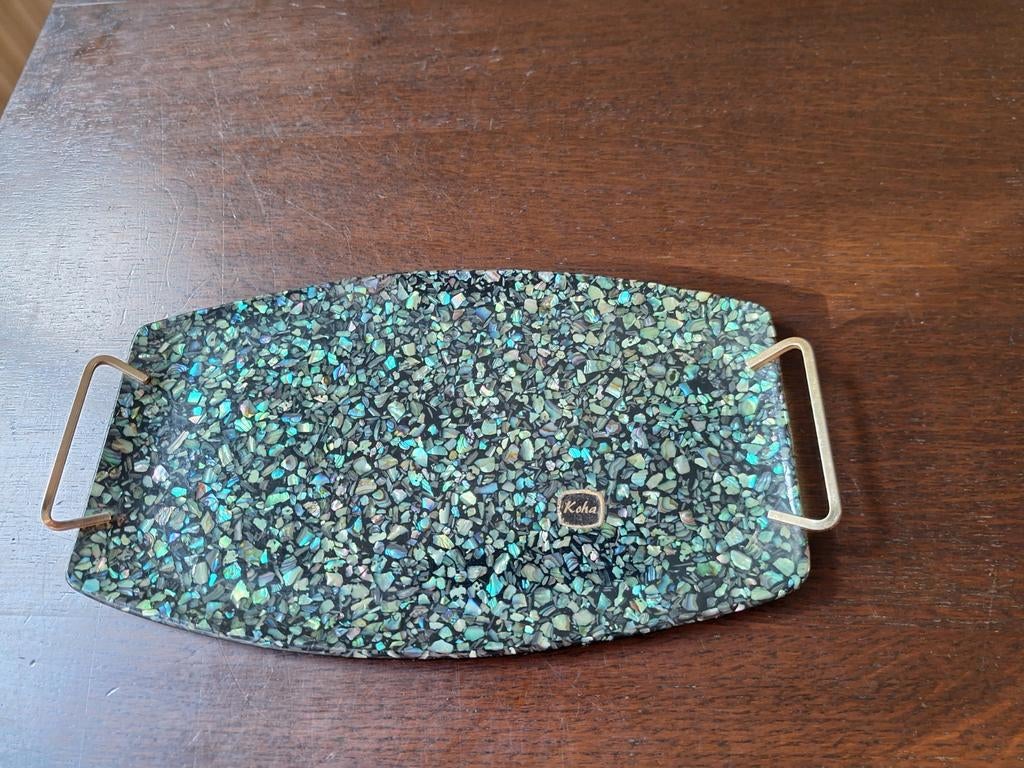 Koha paua schelpendienblad, Ophalen of Verzenden