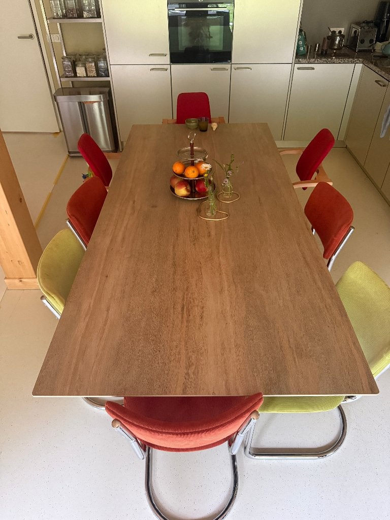 Fraaie Bert Plantagie tafel, Huis en Inrichting, Tafels | Eettafels, Ophalen, Overige materialen, 200 cm of meer, 50 tot 100 cm