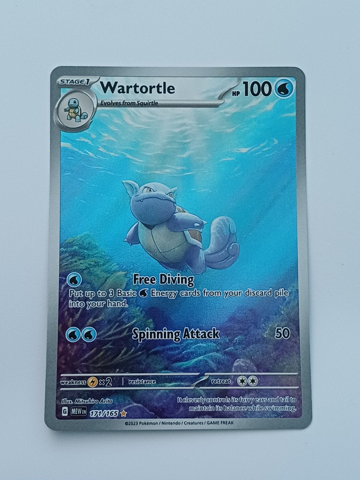 Wartortle #171 (151) - NM, Verzenden, Zo goed als nieuw, Losse kaart, Foil
