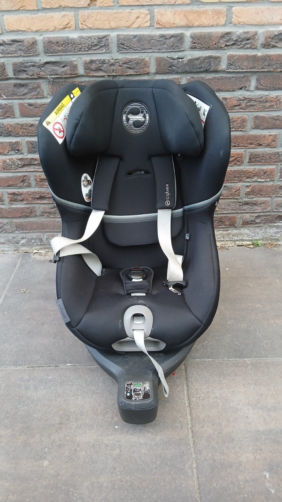 Cybex Sirona S i-Size autostoel - Zwart, Verstelbare rugleuning, Gebruikt, 0 t/m 18 kg, Isofix