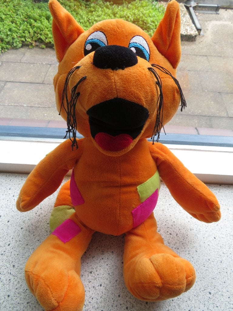Poes of tijger mascotte van Ballorig speelparadijs, Oranje, Ophalen of Verzenden, Zo goed als nieuw, Wasbaar