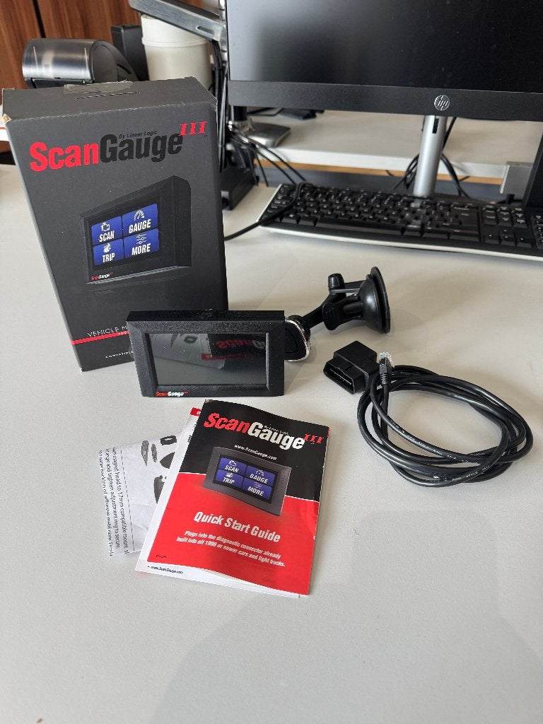 ScanGauge III - OBDII Scanner met 4.3" Kleurenscherm, Ophalen, Zo goed als nieuw