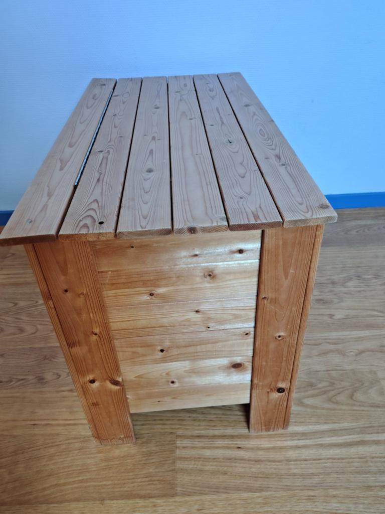 Houten opbergkist / speelgoedkist, Huis en Inrichting, Ophalen, Gebruikt, 50 tot 100 cm, 50 tot 75 cm